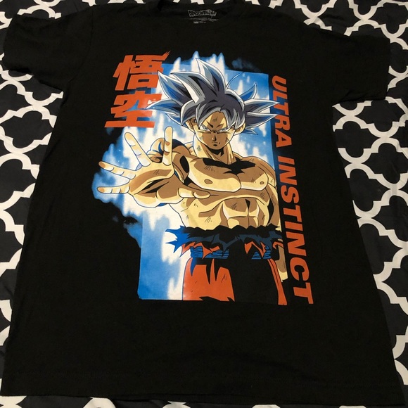 Dragon Ball Z Super Ultra Instinct Goku Black T-Shirt Men's Small Anime Manga - Picture 3 of 4